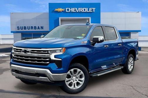 Glacier Blue Metallic 2022 Chevrolet Silverado 1500 LTZ
