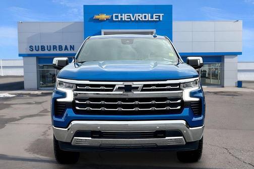 Glacier Blue Metallic 2022 Chevrolet Silverado 1500 LTZ