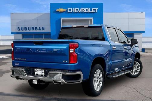 Glacier Blue Metallic 2022 Chevrolet Silverado 1500 LTZ