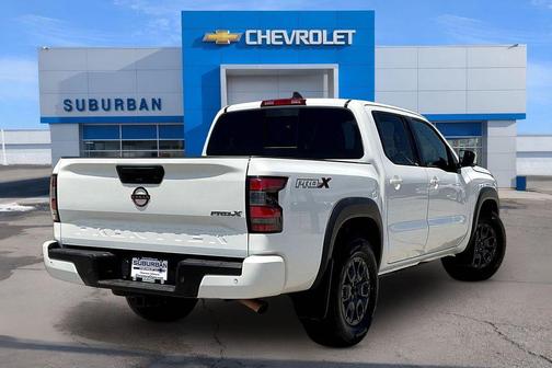 Glacier White 2023 Nissan Frontier PRO-X