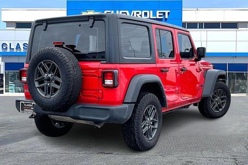 Firecracker Red Clearcoat 2023 Jeep Wrangler Sport