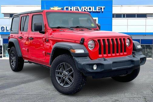 Firecracker Red Clearcoat 2023 Jeep Wrangler Sport