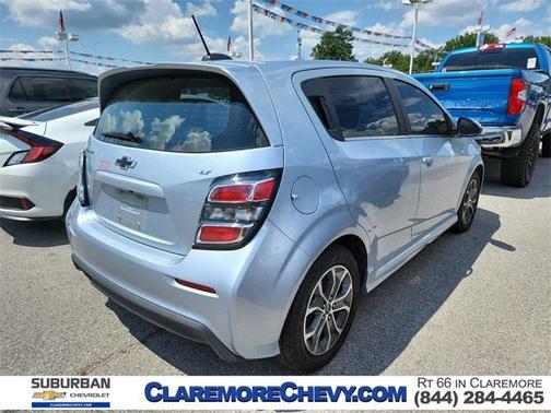 Arctic Blue Metallic 2018 Chevrolet Sonic LT