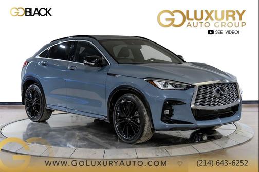Slate Gray 2023 INFINITI QX55 LUXE