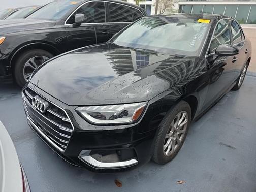 Brilliant Black 2023 Audi A4 40 Premium