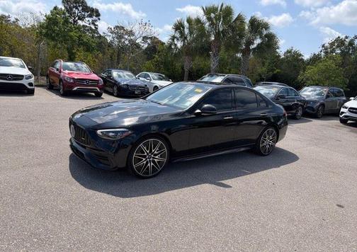 Black 2024 Mercedes-Benz AMG C 43 4MATIC