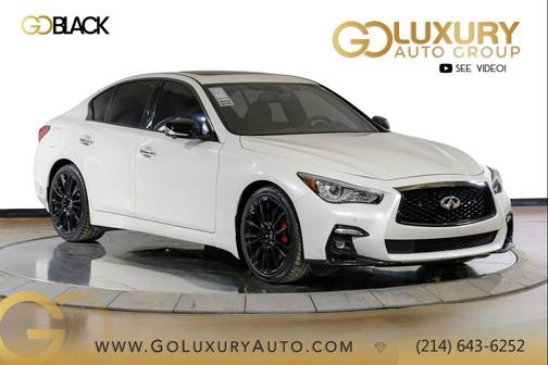 Majestic White 2024 INFINITI Q50 3.0t RED SPORT 400