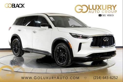 Glacier White 2025 INFINITI QX60 Pure
