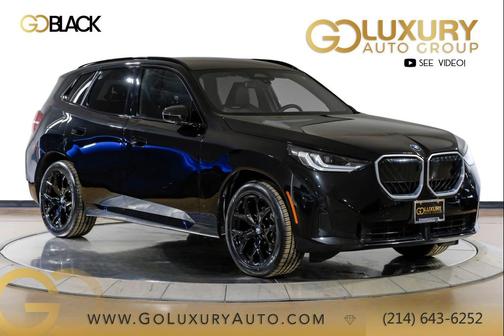 Black Sapphire Metallic 2025 BMW X3 30 xDrive