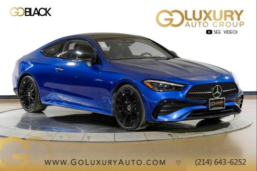 Blue 2025 Mercedes-Benz CLE 300 4MATIC Coupe
