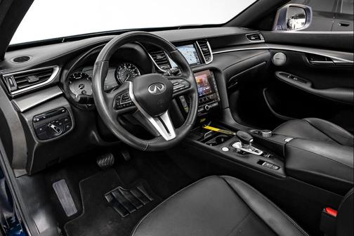 Hermosa Blue 2023 INFINITI QX55 ESSENTIAL