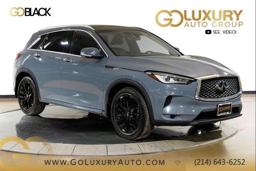 Slate Gray 2023 INFINITI QX50 LUXE AWD