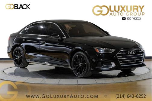 Brilliant Black 2023 Audi A4 40 Premium