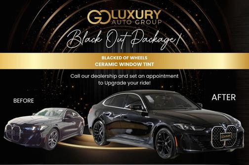 Black Sapphire Metallic 2025 BMW 430 Gran Coupe i xDrive