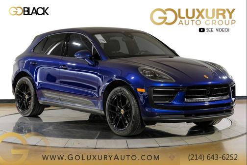 Blue 2023 Porsche Macan T
