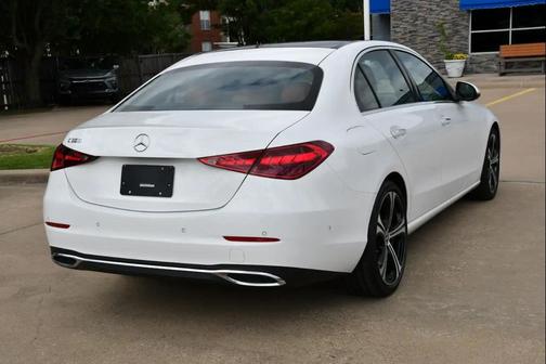 White 2025 Mercedes-Benz C-Class C 300 Sedan