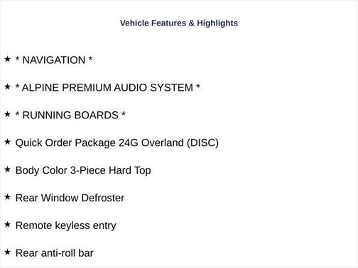 2023 Jeep Gladiator Overland