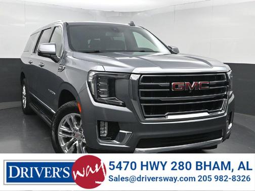 Satin Steel Metallic 2021 GMC Yukon XL SLT