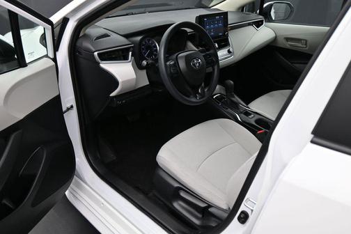 White 2022 Toyota Corolla LE
