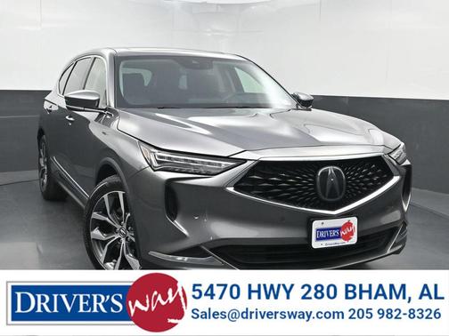 Liquid Carbon Metallic 2022 Acura MDX Technology Package