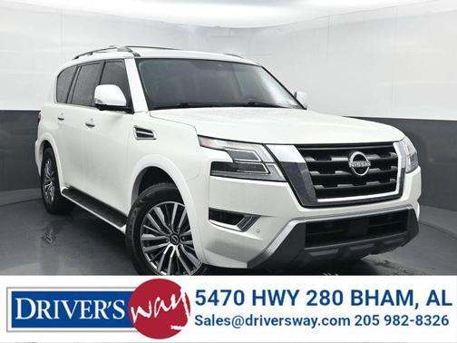 Aspen White Tricoat 2023 Nissan Armada SL 2WD