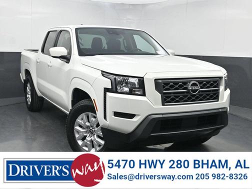 Glacier White 2022 Nissan Frontier SV