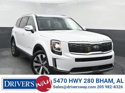 Glacial White Pearl 2021 Kia Telluride S