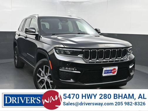Diamond Black Crystal Pearlcoat 2023 Jeep Grand Cherokee Limited