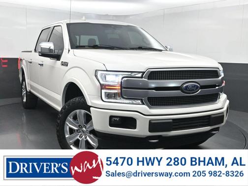 White Platinum Metallic Tri-Coat 2018 Ford F-150 Platinum