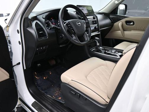 Aspen White 2024 Nissan Armada Platinum 2WD
