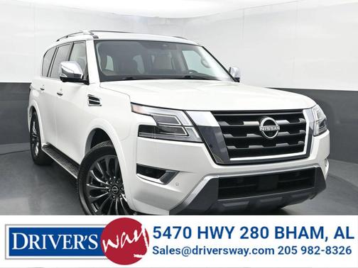 Aspen White 2024 Nissan Armada Platinum 2WD