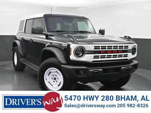 SHADOW BLACK 2025 Ford Bronco Heritage Edition