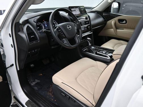 Aspen White 2023 Nissan Armada Platinum 2WD