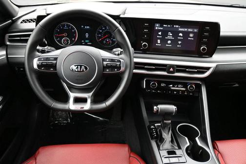 Wolf Gray 2021 Kia K5 GT-Line