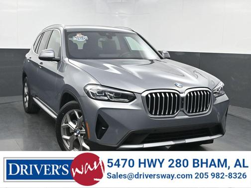 Skyscraper Gray Metallic 2024 BMW X3 sDrive30i