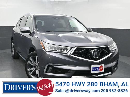 Modern Steel Metallic 2019 Acura MDX 3.5L w/Advance Package