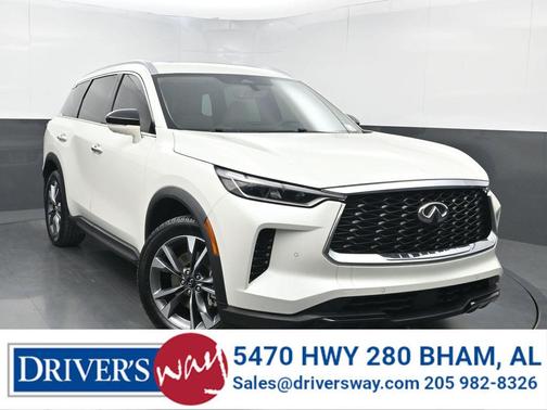 Majestic White 2023 INFINITI QX60 Luxe