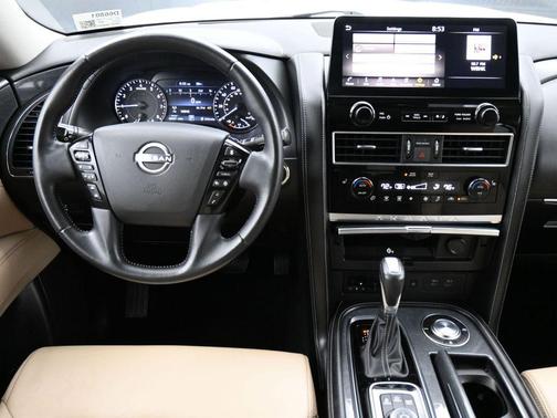 Aspen White Tricoat 2023 Nissan Armada SV 2WD