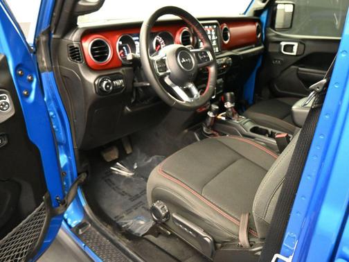 Hydro Blue Pearl Coat 2022 Jeep Wrangler Unlimited Rubicon