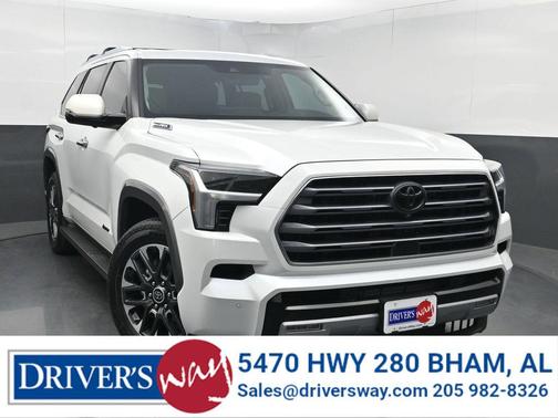 Wind Chill Pearl 2024 Toyota Sequoia Limited