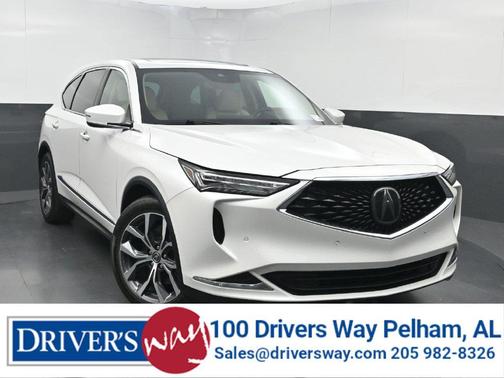 Platinum White Pearl 2023 Acura MDX Technology Package