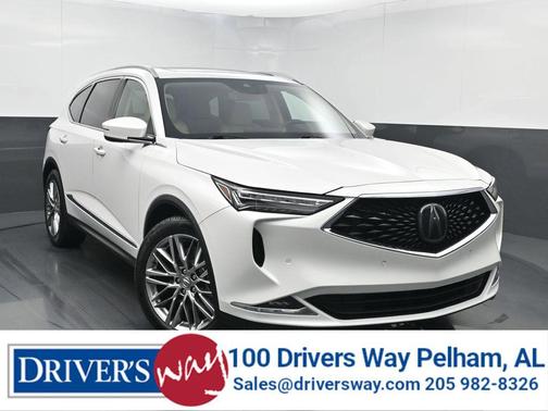 Platinum White Pearl 2023 Acura MDX Advance Package