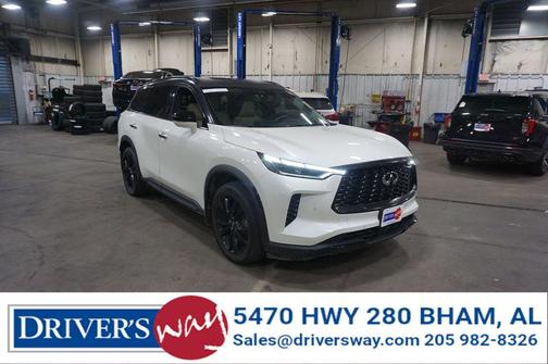 Majestic White 2023 INFINITI QX60 Luxe