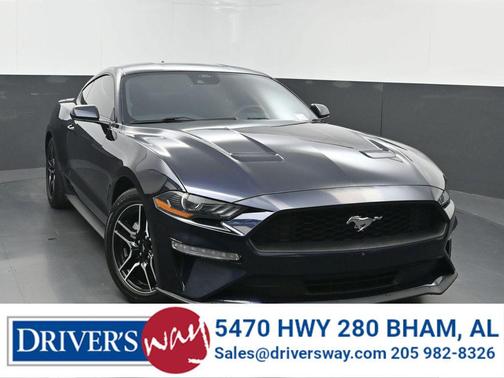 Antimatter Blue Metallic 2021 Ford Mustang EcoBoost