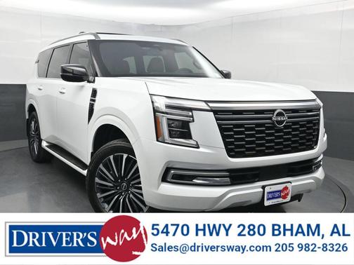 Everest White Pearl Tricoat 2025 Nissan Armada Platinum Reserve 2WD