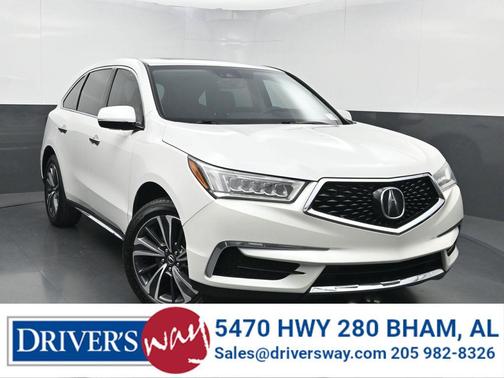 Platinum White Pearl 2020 Acura MDX 3.5L w/Technology Package