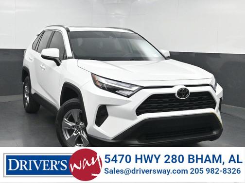 White 2022 Toyota RAV4 XLE