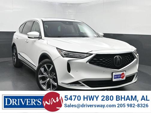 Platinum White Pearl 2023 Acura MDX Technology Package