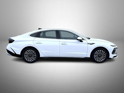 White 2026 Hyundai SONATA Hybrid SEL
