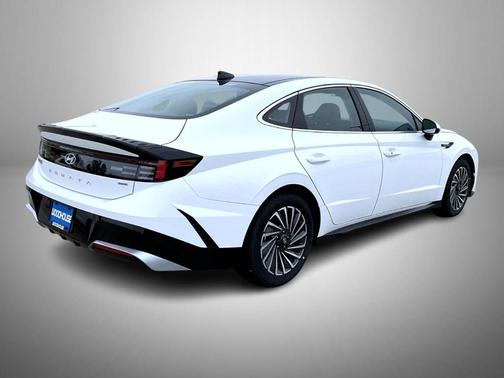 White 2026 Hyundai SONATA Hybrid SEL